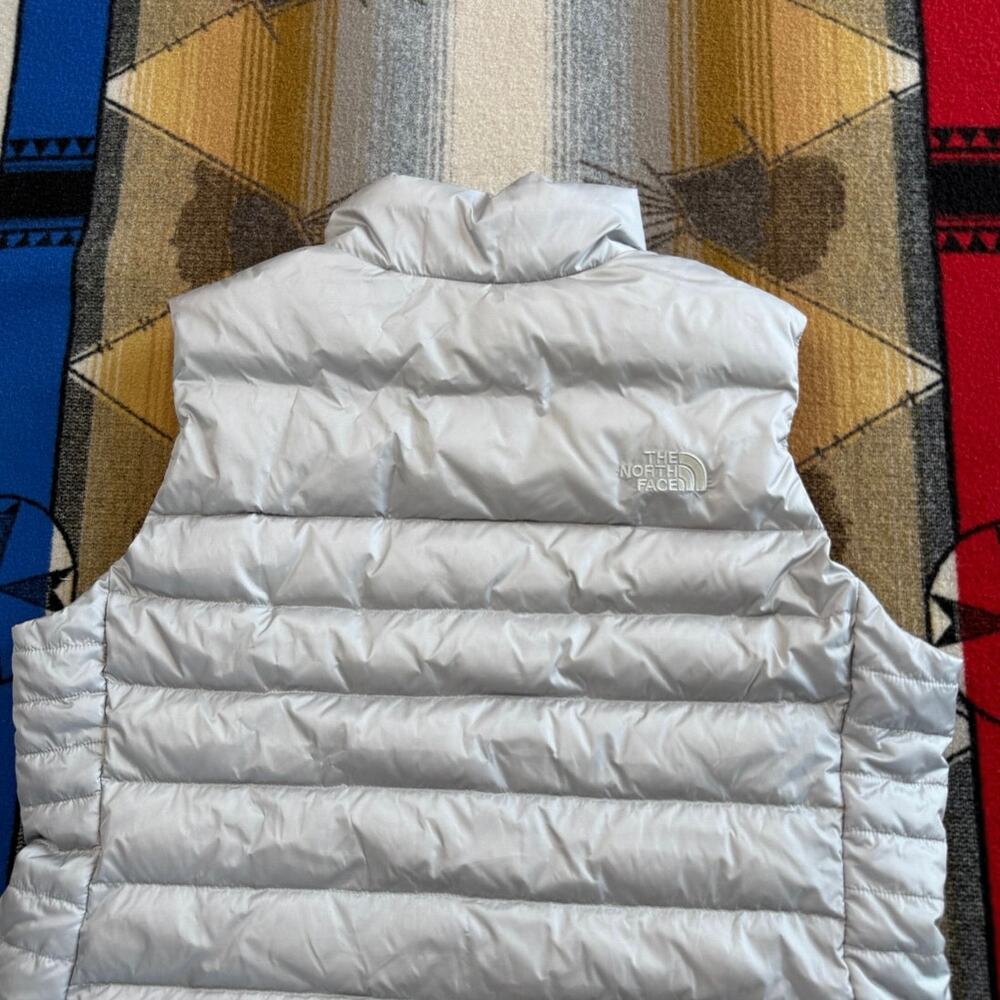 Women’s The North Face 550 Down Filled Puffer Vest Size 2XL Gray Outdoor - Picture 9 of 12